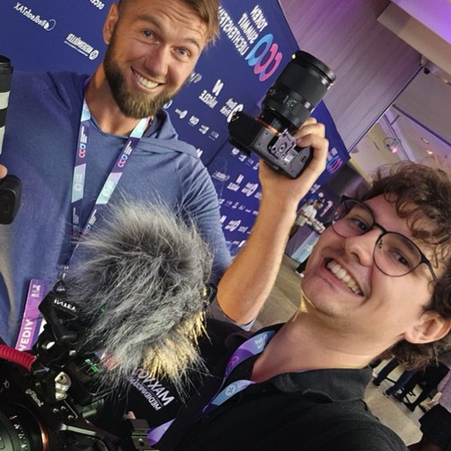 three friends longboarding the Danube cycling path